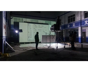 投影機(jī)租賃-某廠房-顏俊杰電影工作室創(chuàng)作云南本土原創(chuàng)歌手影片制作